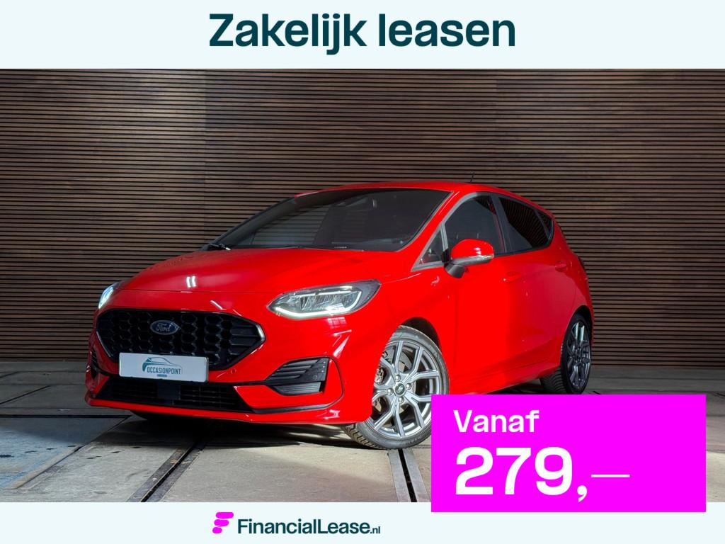 Ford Fiesta 1.0 EcoBoost Hybrid ST-Line Automaat | 17' inch, Gebruikt, Zwart, Lichtsensor, Bedrijf