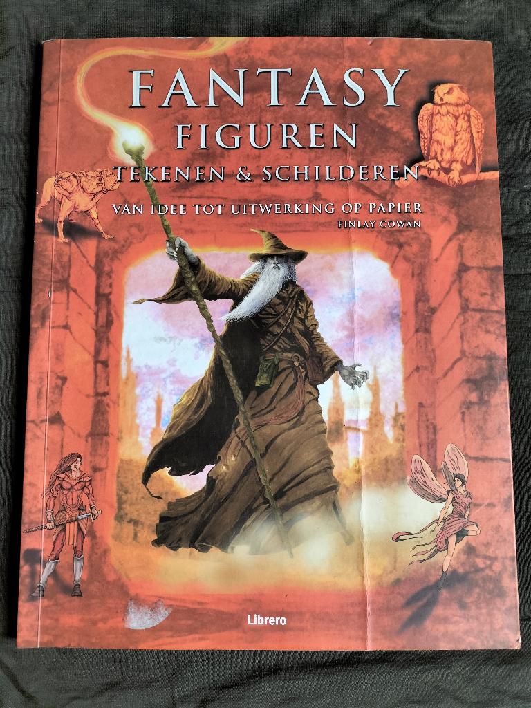 Finlay Cowan - Fantasy figuren tekenen & schilderen, Ophalen of Verzenden, Zo goed als nieuw, Tekenen en Schilderen, Finlay Cowan
