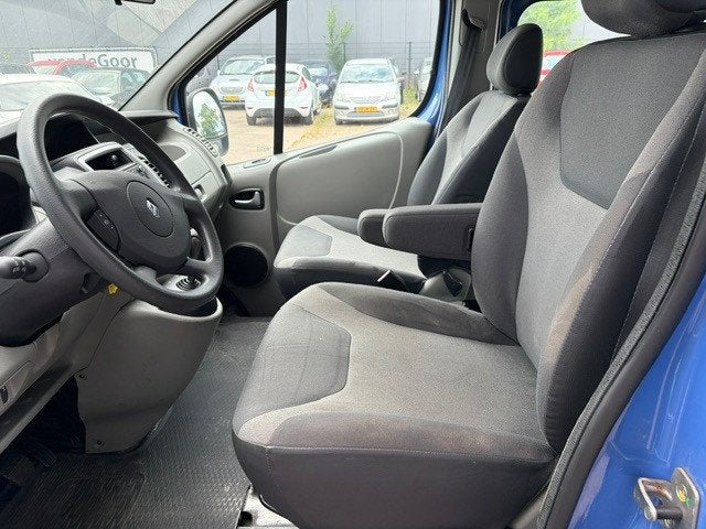 Renault Trafic 2.0 dCi T29 L1H2, '13 aut., airco, cruise, sr, Euro 5, Stof, Zwart, Origineel Nederlands
