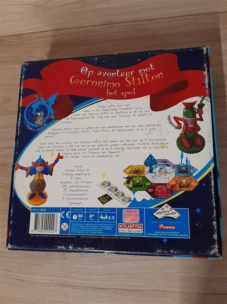 Op avontuur met Geronimo Stilton - het spel - s5557, Hobby en Vrije tijd, Gezelschapsspellen | Bordspellen, Verzenden, Zo goed als nieuw