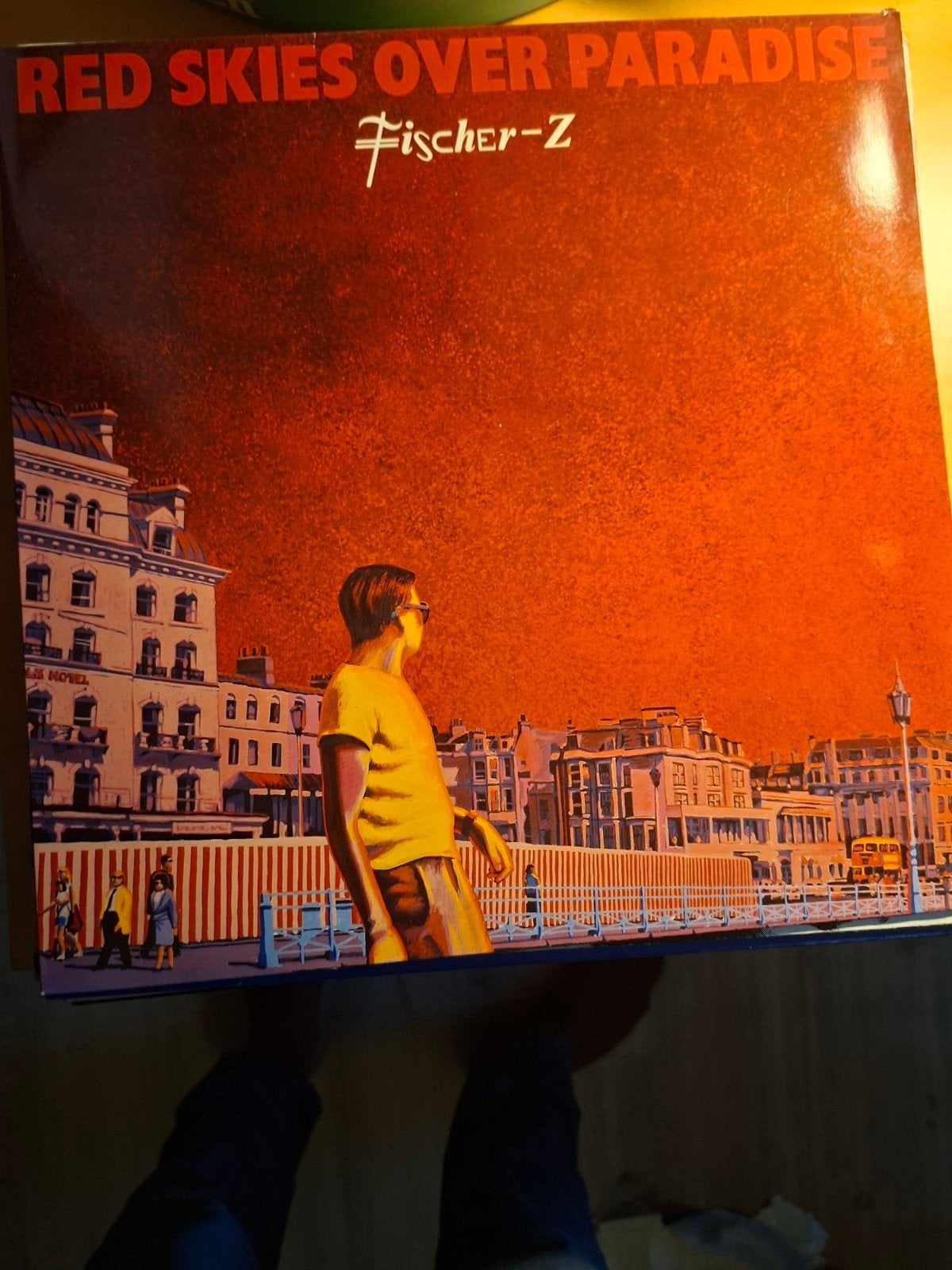 Fischer-Z - Red Skies Over Paradise LP Vinyl, LP, Gebruikt, Ophalen of Verzenden, 12 inch