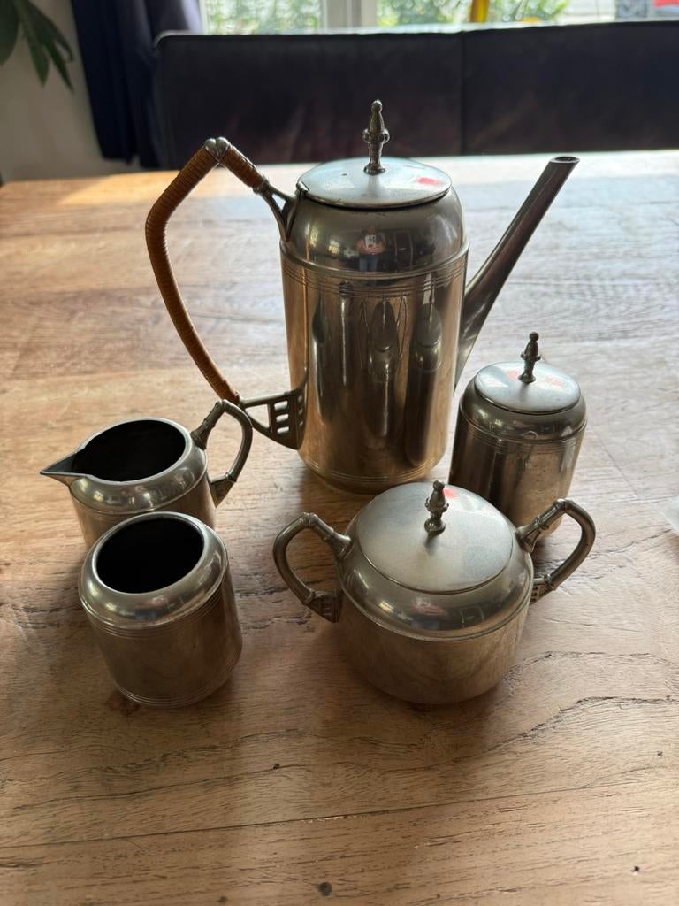 Art Deco KMD of Rio Tiel koffie set., Ophalen of Verzenden