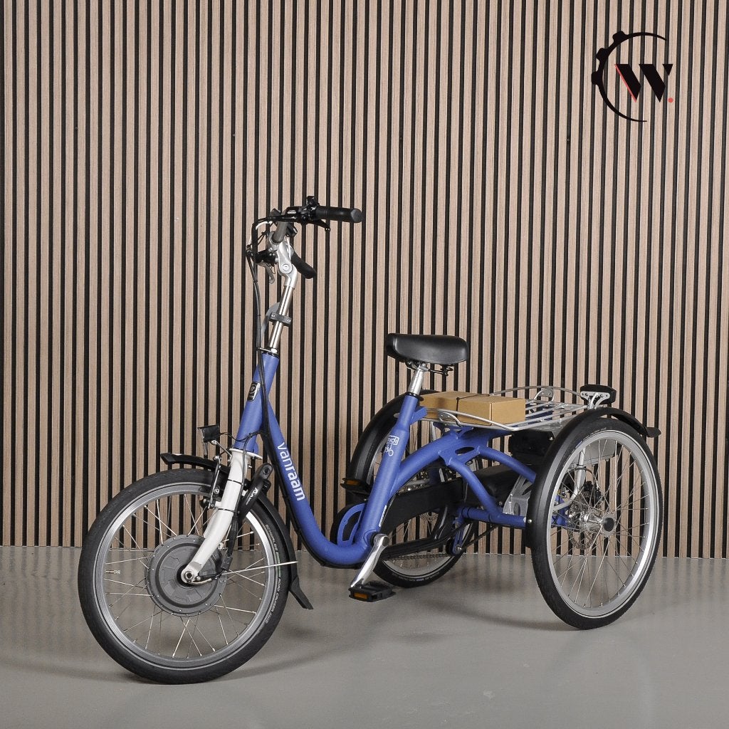 Van Raam Midi Paarsblauw driewielfiets tweedehands, Ophalen, Zo goed als nieuw, Schijfrem, Van raam