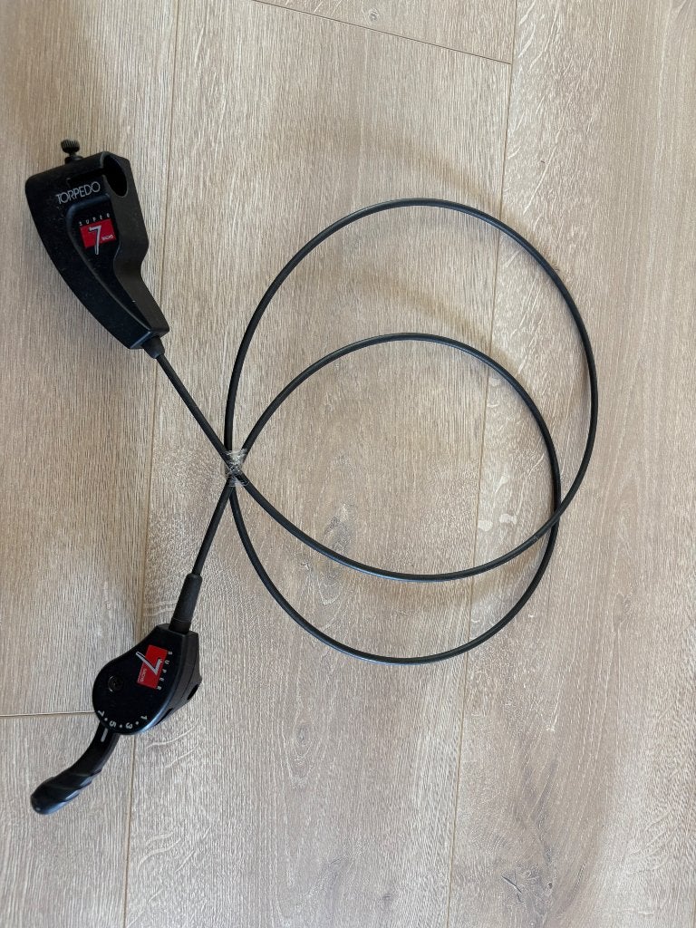 Sachs Super 7 versnellingsnaaf met duimschakelaar., Torpedo, Ophalen of Verzenden, Derailleur of Ketting, Toerfiets