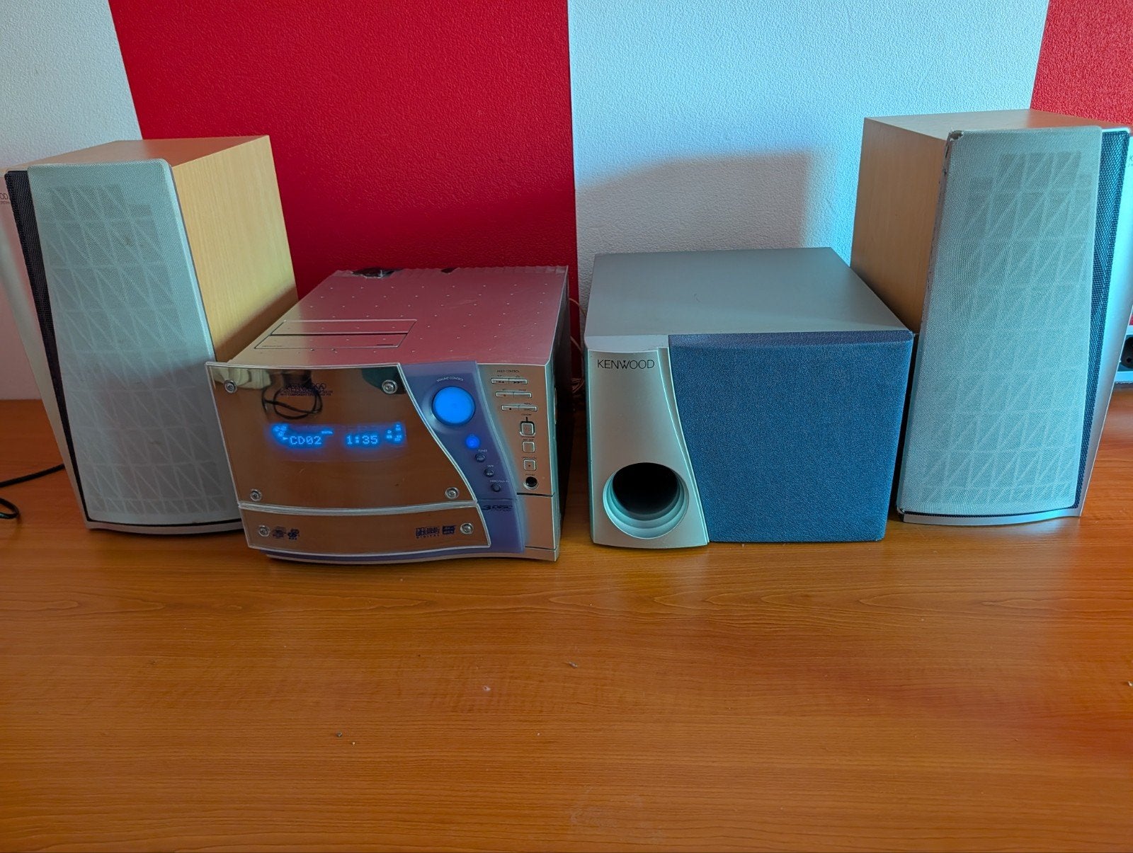 Kenwood RXD-NV701 Hifi-set met CD-wisselaar en speakers, Ophalen, Gebruikt, Tuner of Radio, Overige merken