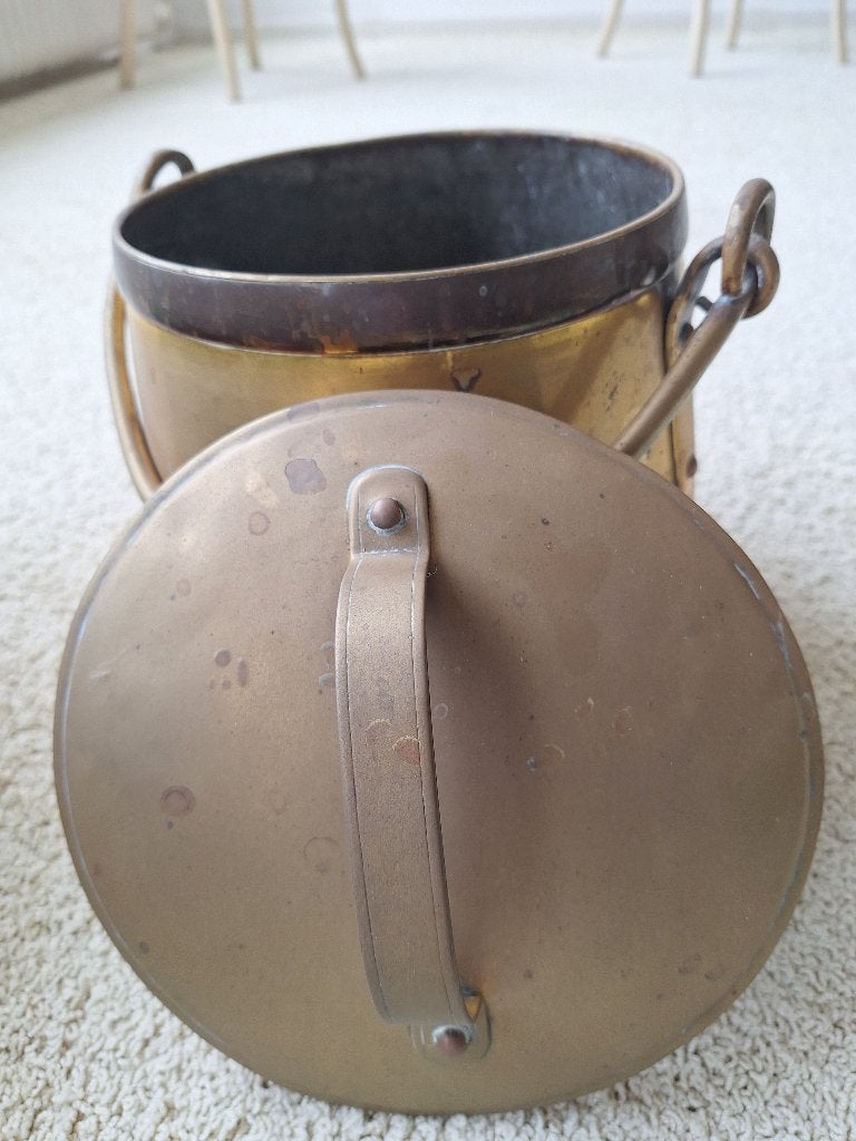 Koperen pot met deksel, Ophalen, Koper
