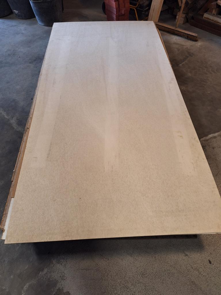 Plaat hout 250x122 cm 6 mm dik, Doe-het-zelf en Verbouw, Ophalen, Minder dan 25 mm, Overige typen, Nieuw