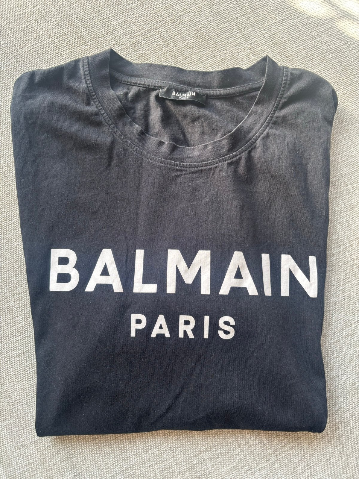 Balmain Paris T-shirt Zwart Maat M, Ophalen of Verzenden, Nieuw, Maat 48/50 (M), Zwart