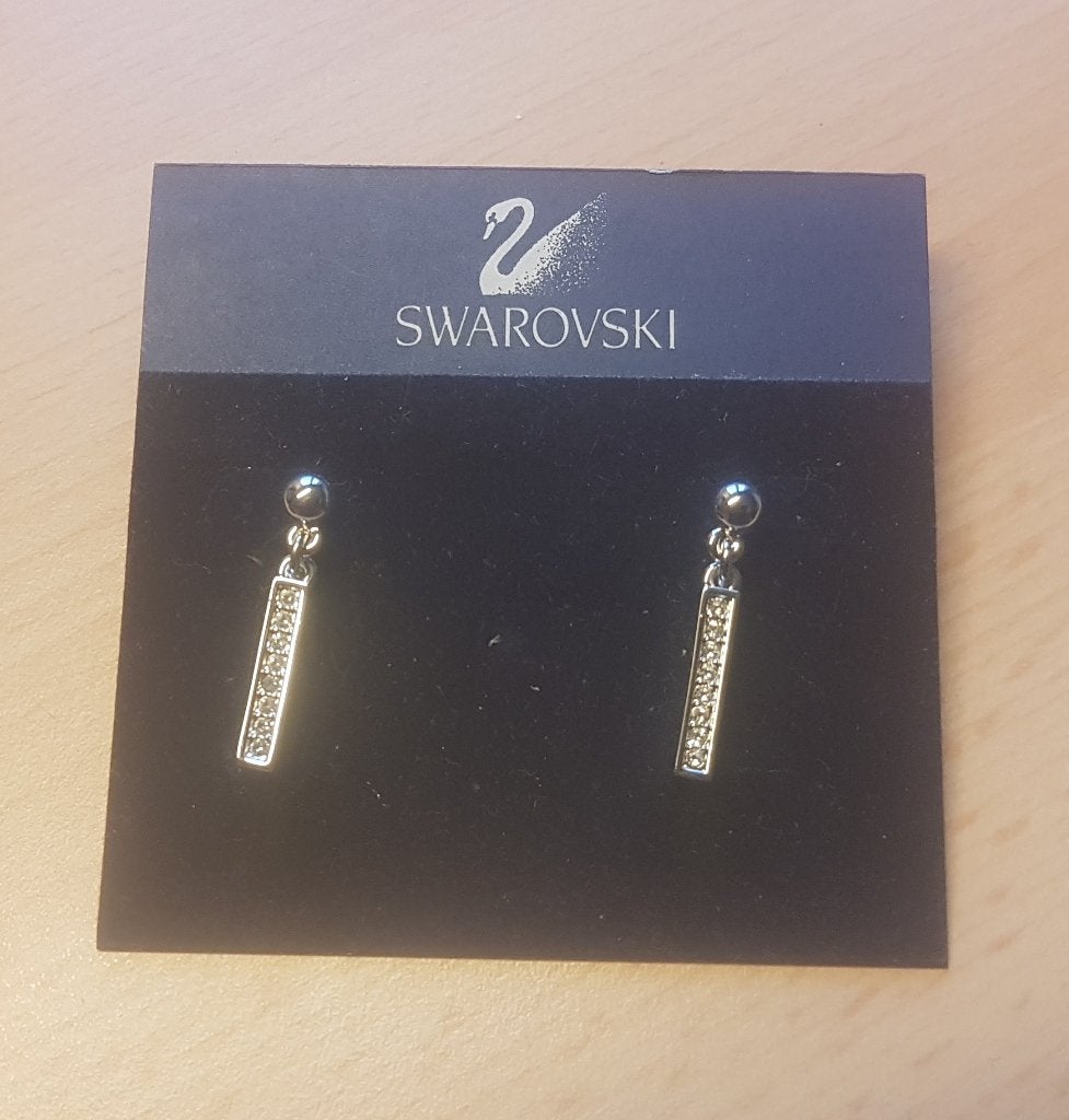 mooie NIEUWE originele zilveren swarovski oorbellen, Verzenden, Nieuw, Sieraad of Horloge