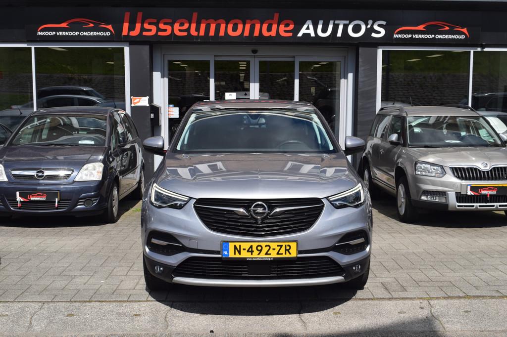 Opel Grandland X 1.2 Turbo Innovation Automaat 360 Camera St, Stof, Gebruikt, 1199 cc, 3 cilinders