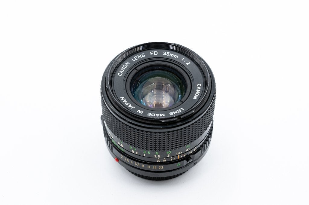 Canon nFD 35mm f/2, Audio, Tv en Foto, Fotografie | Lenzen en Objectieven, Gebruikt, Groothoeklens, Canon, Canon FD, Multi-coated