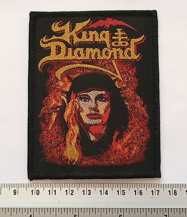 King Diamond zeer mooie patch k163 nieuw Mercyful Fate metal, Verzenden, Nieuw, Kleding
