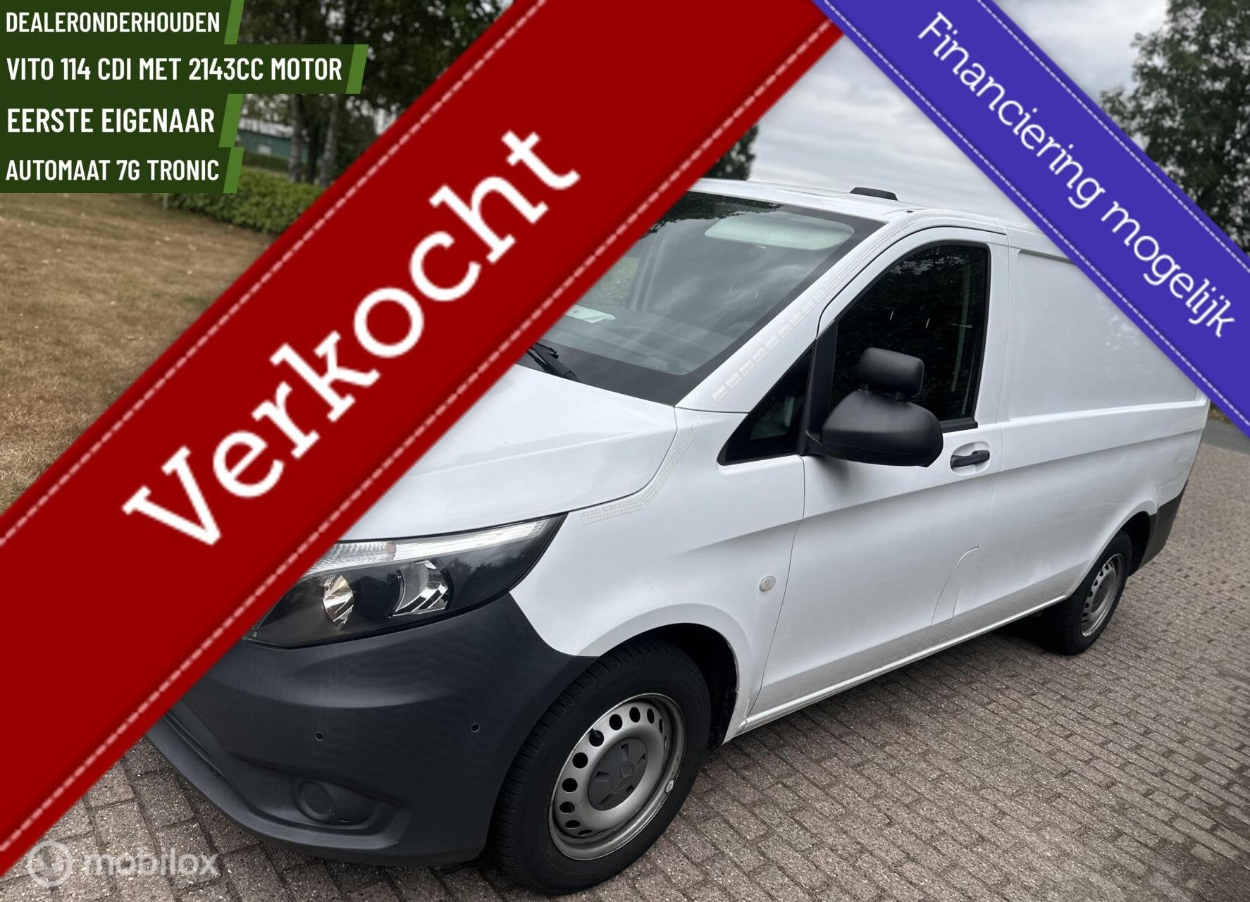Mercedes benz Vito 114cdi Lang Automaat 2143cc Airco PDC, Auto's, Automaat, Gebruikt, 4 cilinders, 2000 kg