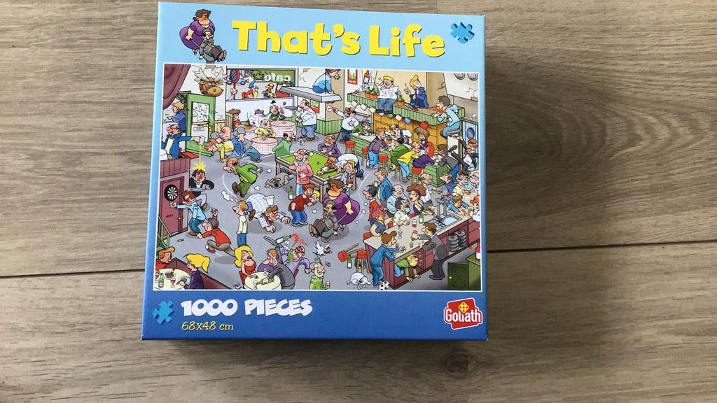 That’s Life Puzzel Cafe 1000 stuks, Ophalen, 500 t/m 1500 stukjes, Zo goed als nieuw
