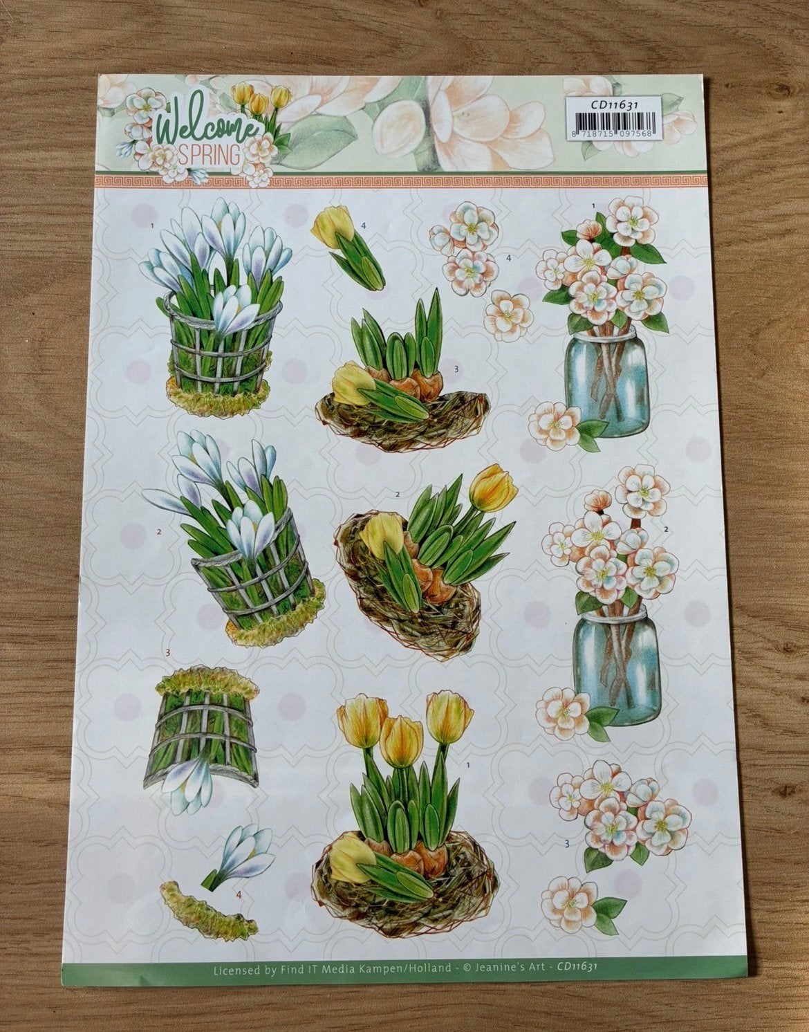 3D knipvel, welcome spring, Ophalen, Nieuw, Natuur, Knipvel