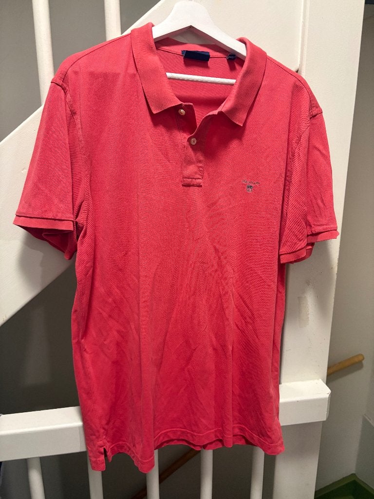GANT MERK HEREN ROZE POLO, MAAT; XXL, GANT, Overige maten, Ophalen of Verzenden, Zo goed als nieuw