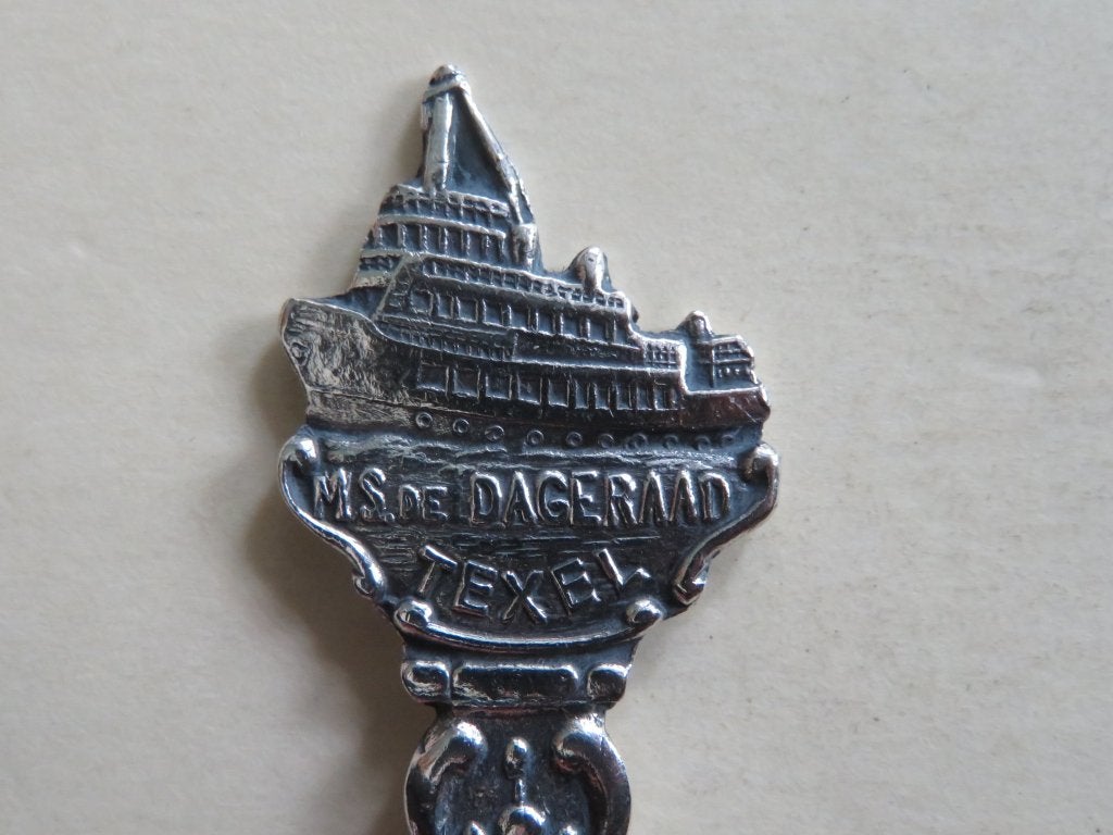 Verzilverd lepeltje M.S. De Dageraad veerboot Texel, Verzenden