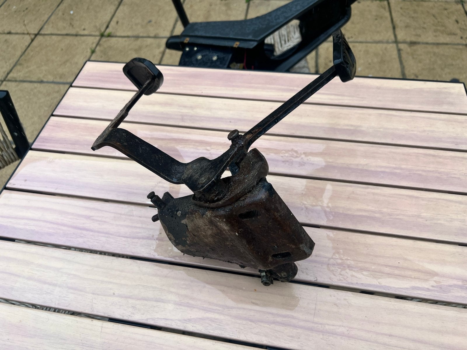 Porsche 911 G-model pedalen set (gas, rem, koppeling), Auto-onderdelen, Ophalen of Verzenden, Gebruikt, Porsche