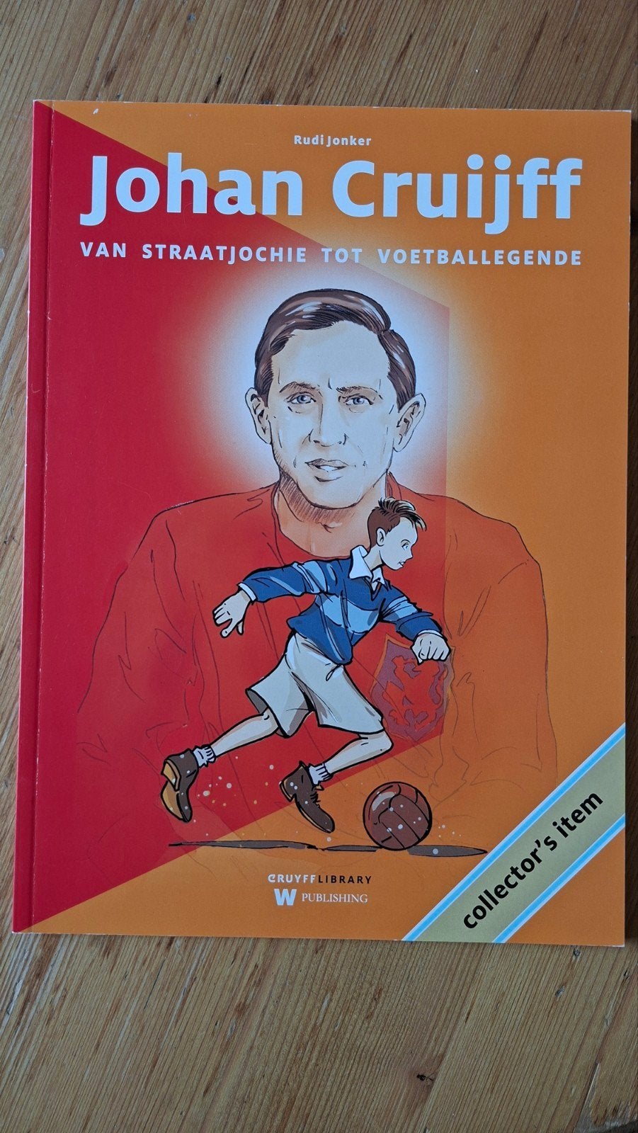 Johan Cruijff, van straatjochie tot voetballegende, Eén stripboek, Ophalen, Zo goed als nieuw