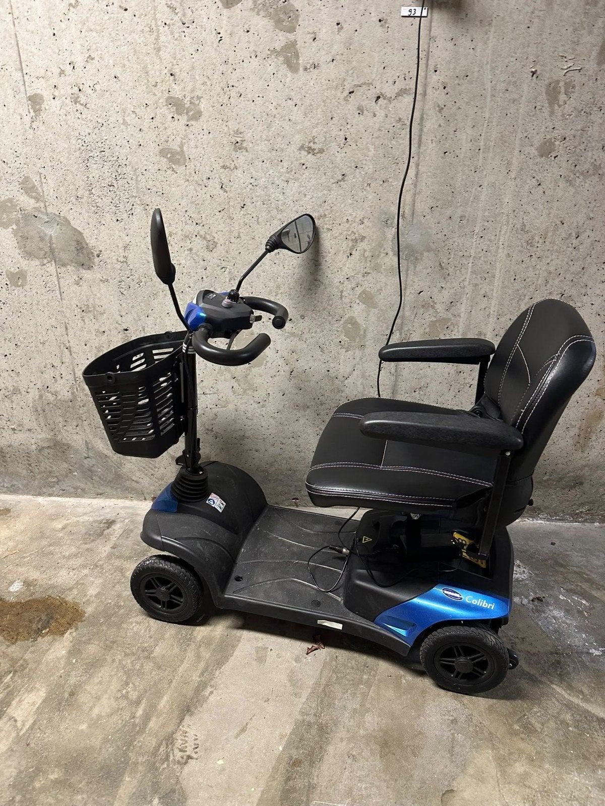 inklapbare Volibri scootmobiel 4-wiel, 10 km/u of minder, Gebruikt, 15 km of minder, Ophalen