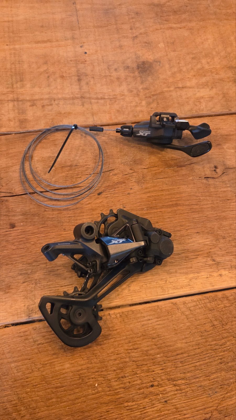 Shimano XT schakelgroep (derailleur + shifter), Fietsen en Brommers, Fietsonderdelen, Ophalen of Verzenden, Zo goed als nieuw