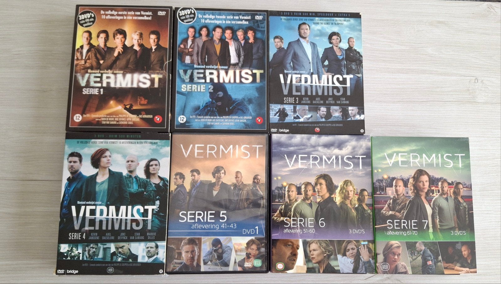 Complete vlaamse serie vermist!!, Cd's en Dvd's, Dvd's | Tv en Series, Alle leeftijden, Ophalen of Verzenden, Zo goed als nieuw