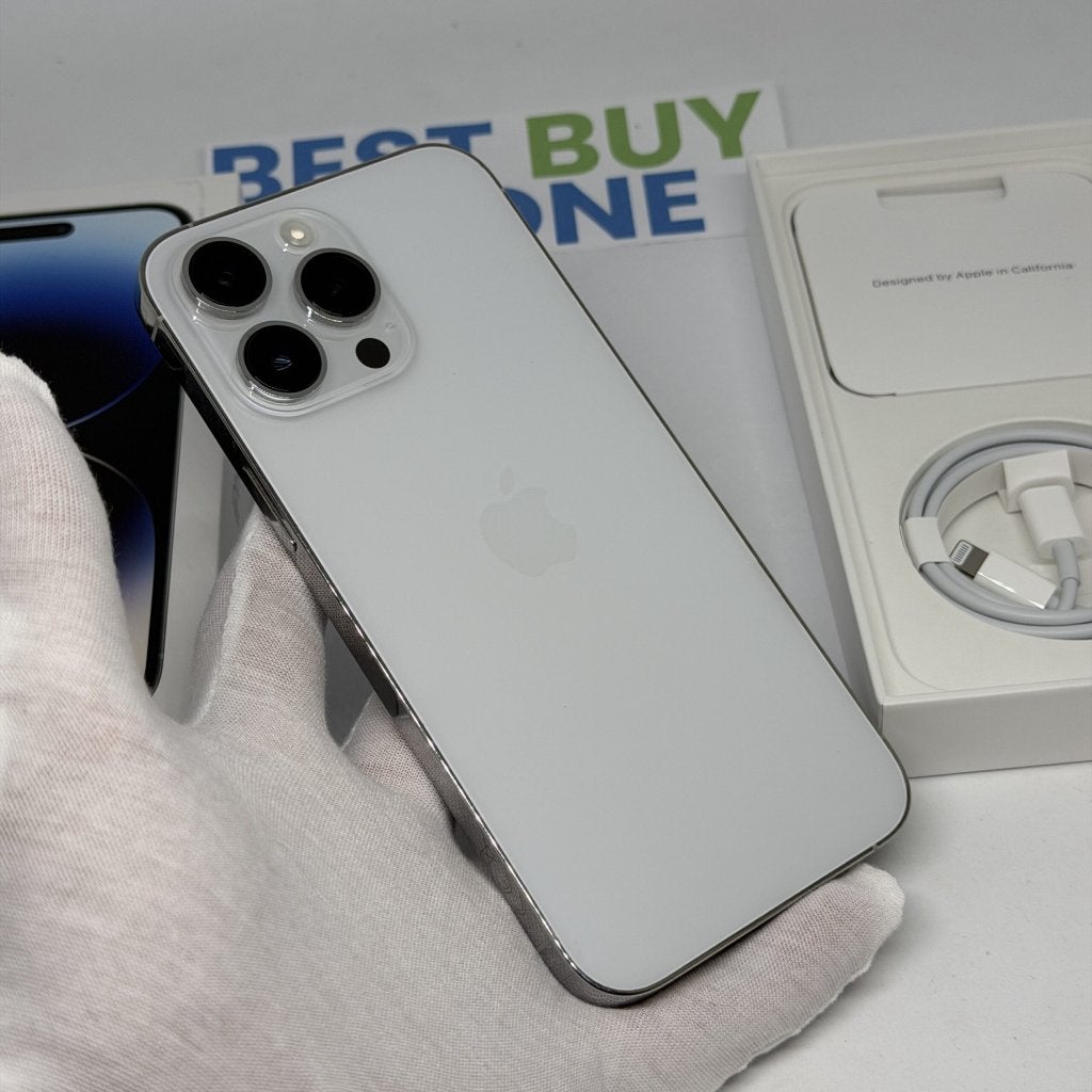 iPhone 14 Pro Max 512GB zilver /zeer net /86% batt /garantie, 512 GB, Zonder simlock, Zonder abonnement, Zilver