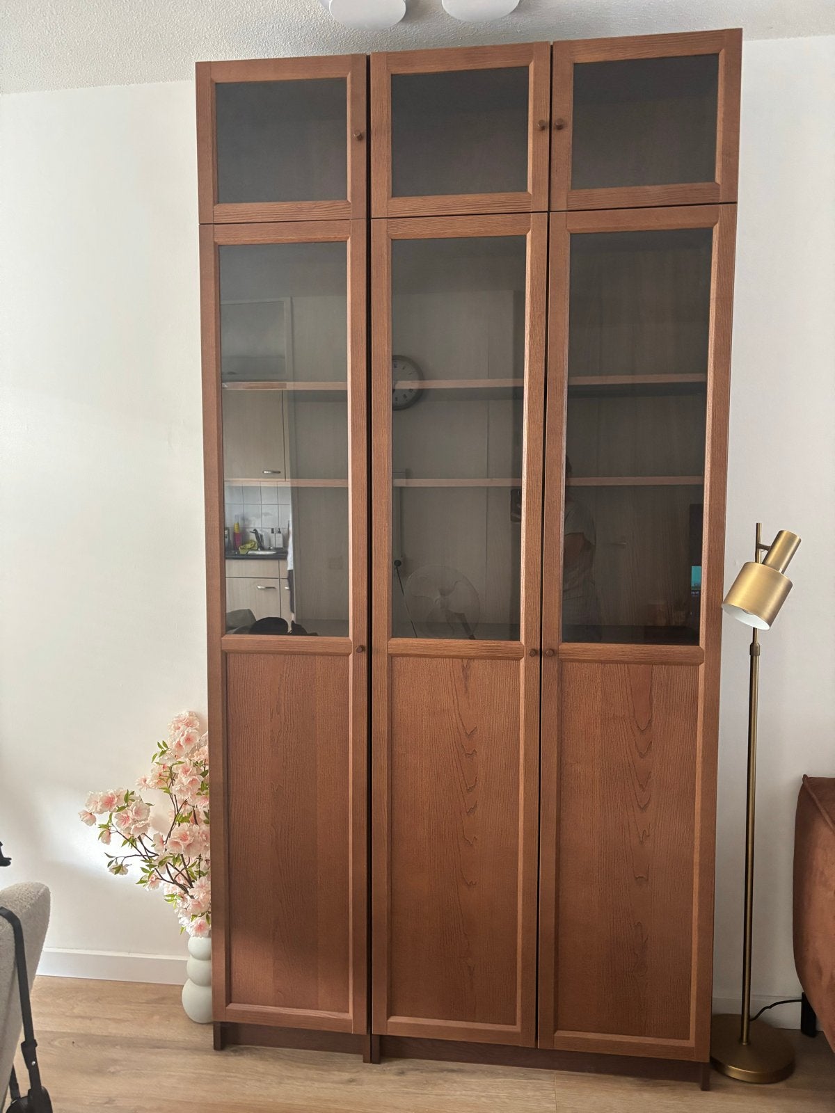 Billy Oxberg kast 120x30x237cm, Ophalen, 100 tot 150 cm, 200 cm of meer, Zo goed als nieuw