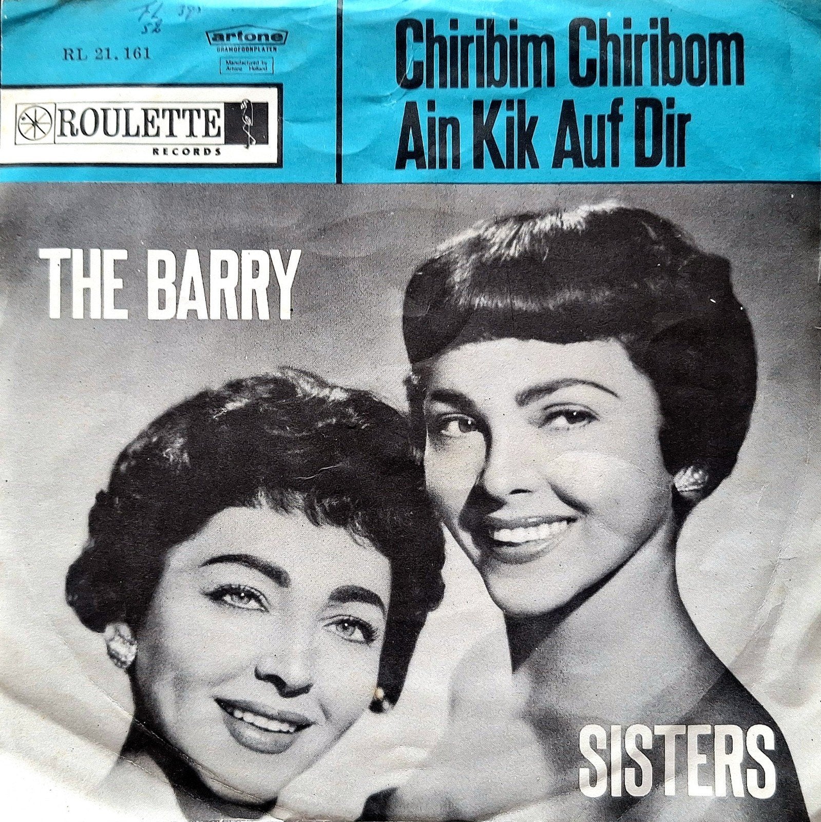 7"/SINGLE  THE BARRY SISTERS - Chiribim Chiribom, Ophalen of Verzenden, Gebruikt, Pop