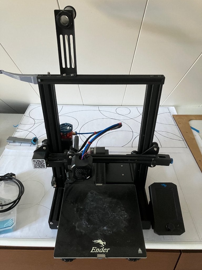 3D printer merk Ender, Ophalen, Gebruikt