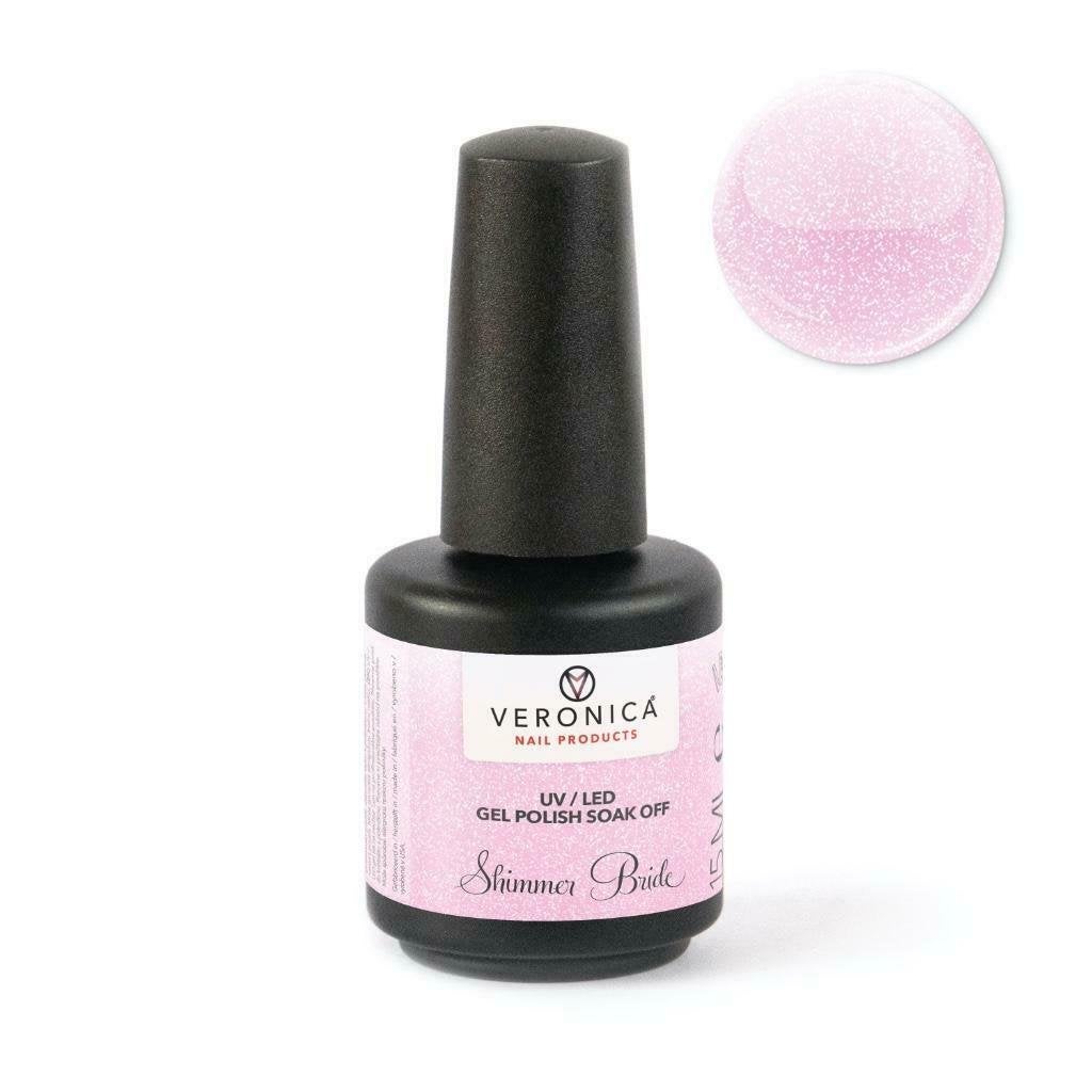 UV / LED Gellac Shimmer Bride - 15 ml - Roze Gellac -, Sieraden, Tassen en Uiterlijk, Ophalen of Verzenden