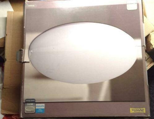 Plafondlamp Glaskap diameter is 35 cm Philips Plafonniere, Huis en Inrichting, Lampen | Plafondlampen, Ophalen of Verzenden, Nieuw