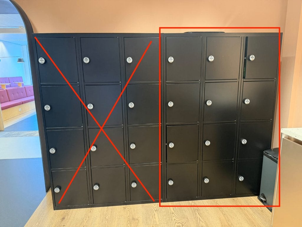 Lockers - Kluisjes, Huis en Inrichting, Ophalen, Gebruikt