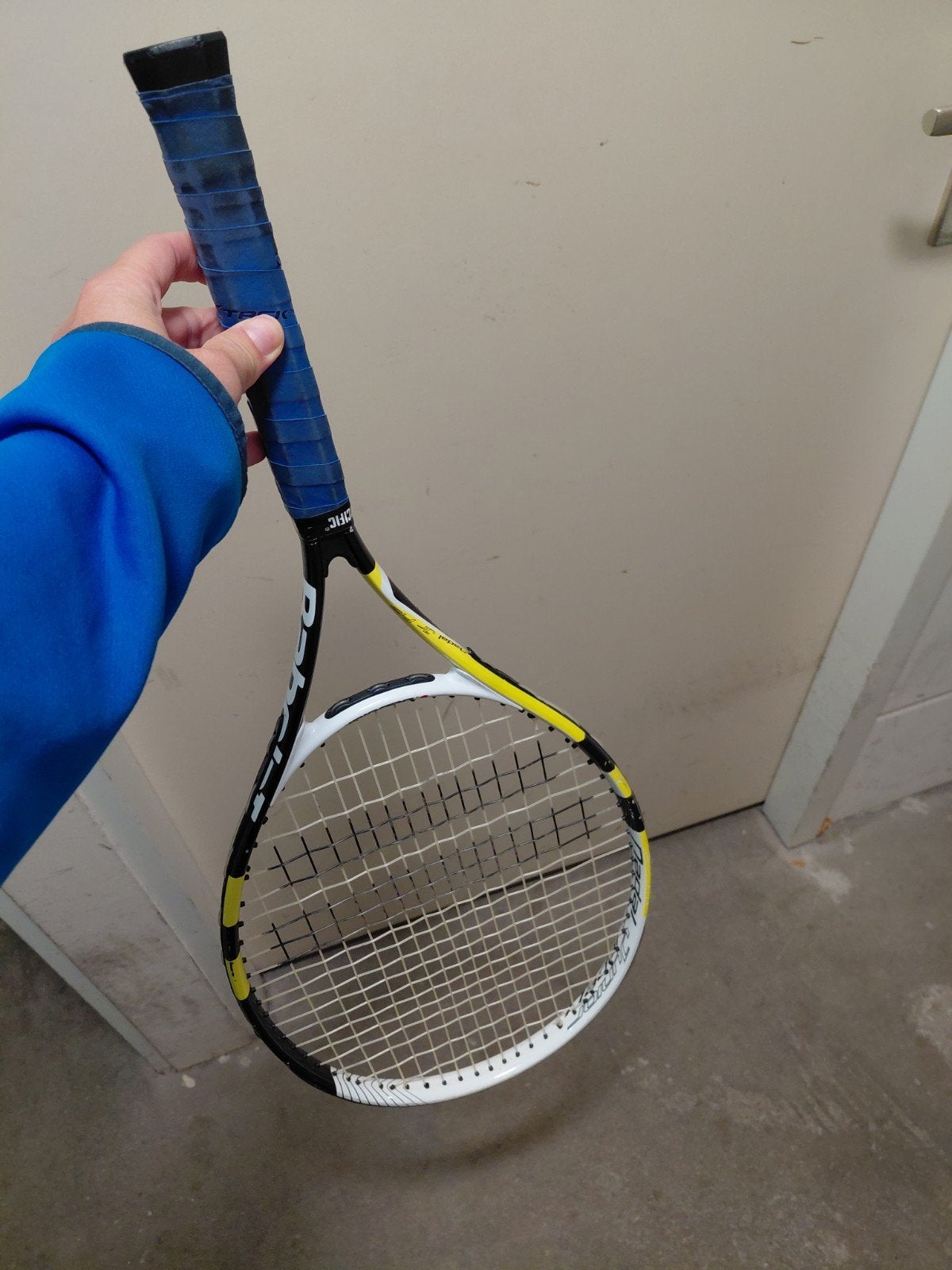 Babolat tennis racket 25 inches, Gebruikt, L1, Ophalen of Verzenden, Racket