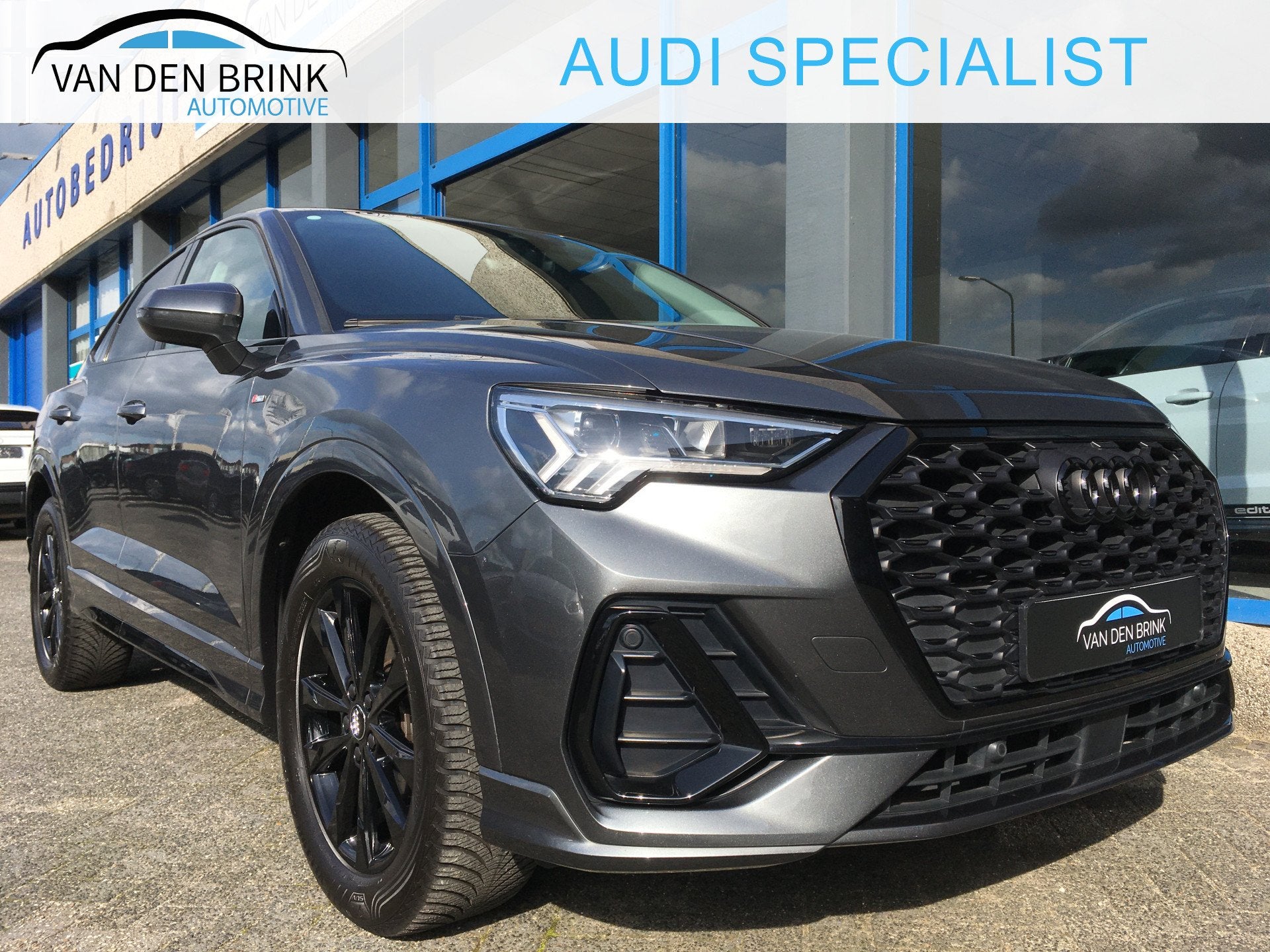 Audi Q3 Sportback 35 TFSI S-line (bj 2020, automaat), Auto's, 4 cilinders, 1505 kg, Leder en Stof, Origineel Nederlands