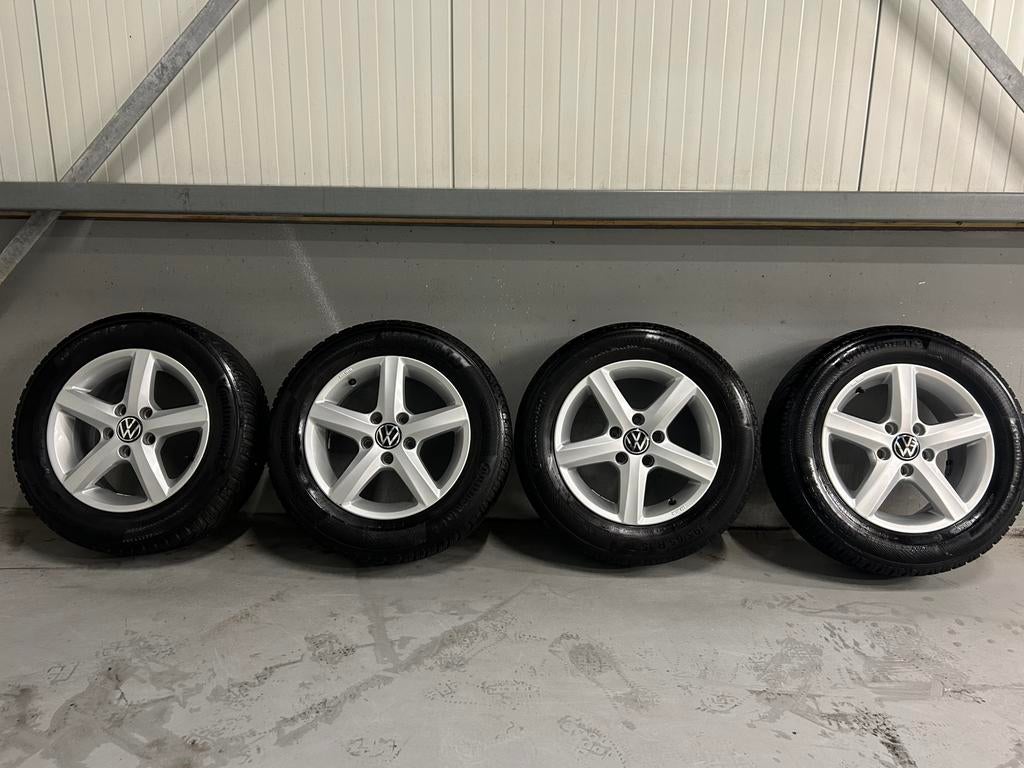Volkswagen golf 15 inch 5X122, Gebruikt, 15 inch, Banden en Velgen, Personenwagen