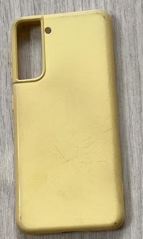 Geel Hoesje voor samsung S21 telefoon, Ophalen of Verzenden, Nieuw, Hoesje of Tasje