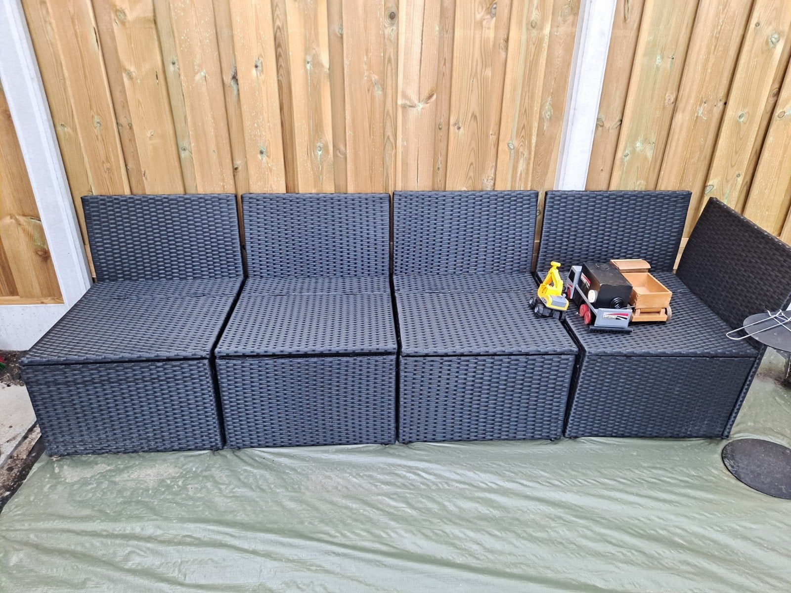 tuinbank, Tuin en Terras, Ophalen, Zo goed als nieuw