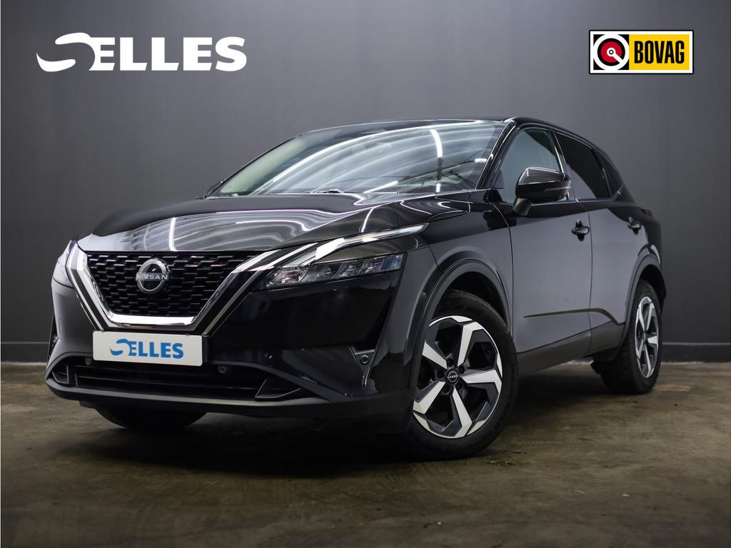 Nissan QASHQAI 1.3 MHEV Xtronic N-Connecta Stoel-/stuur verw, Auto's, Nissan, Stof, Zwart, Bedrijf, Geïmporteerd