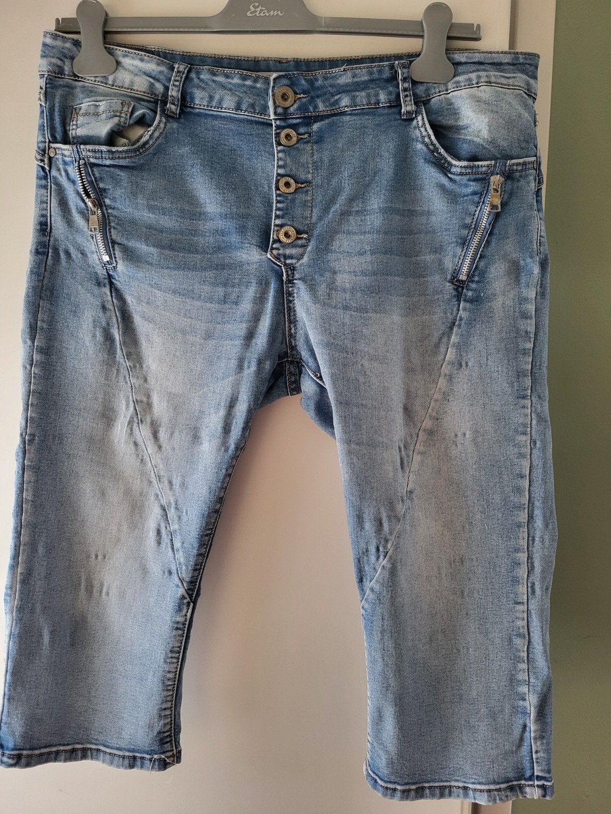 Mooie broek van karostar maat 3xl/46..., Kleding | Dames, Ophalen of Verzenden, Blauw, Overige jeansmaten