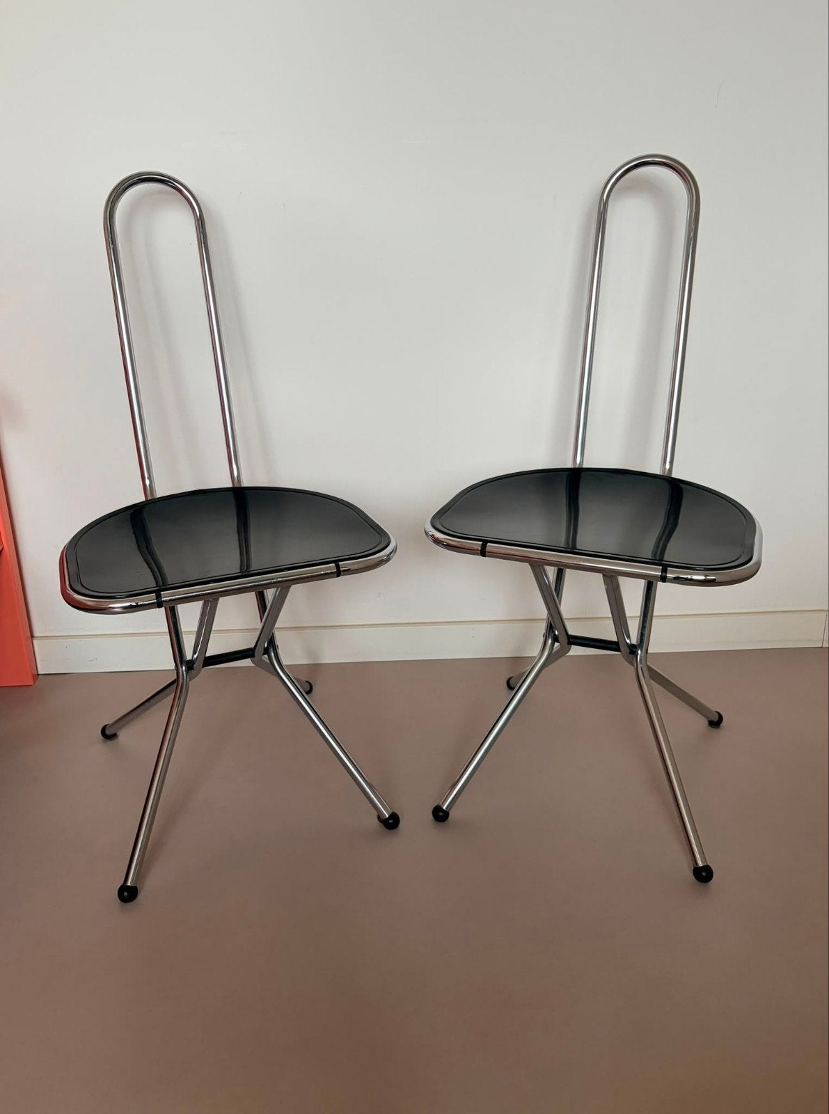 vintage ikea Isak stoelen Niels Gammelgaard, Ophalen, Gebruikt, Twee, Zwart