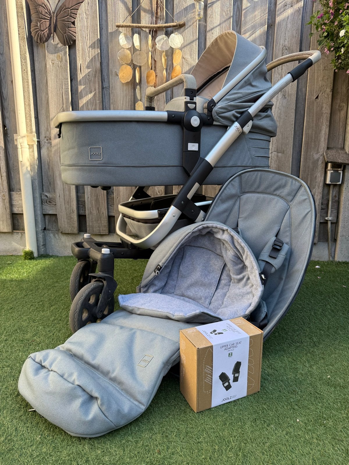 Joolz Geo2 Kinderwagen Gentle Blue met alle toebehoren, Ophalen, Gebruikt, Combiwagen, Met reiswieg