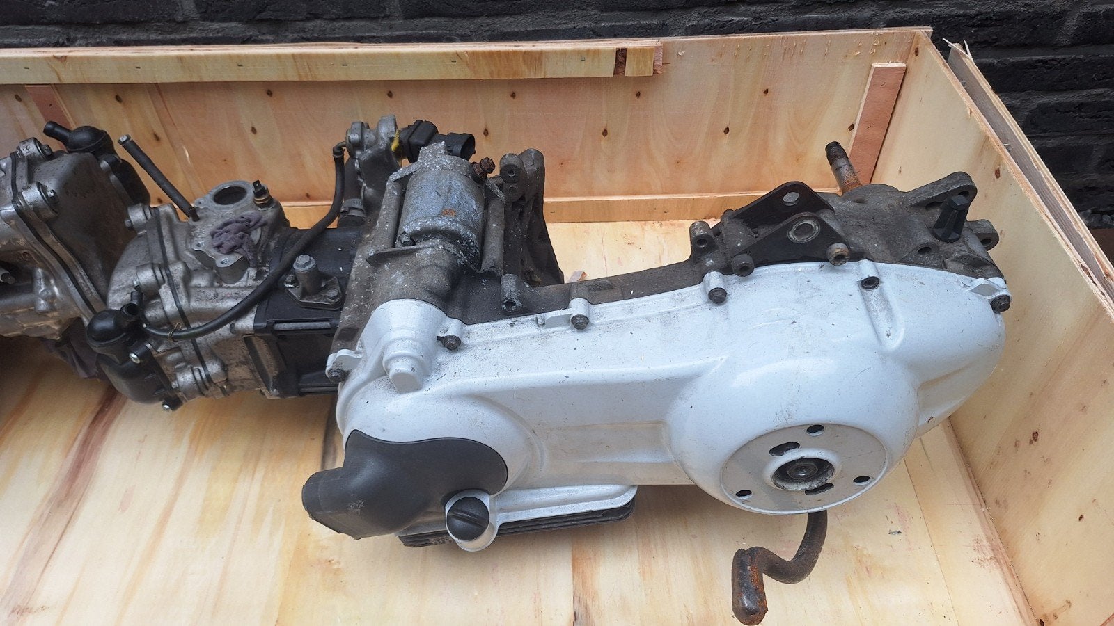 Twee 125cc Leader motorblokken, Ophalen of Verzenden, Gebruikt