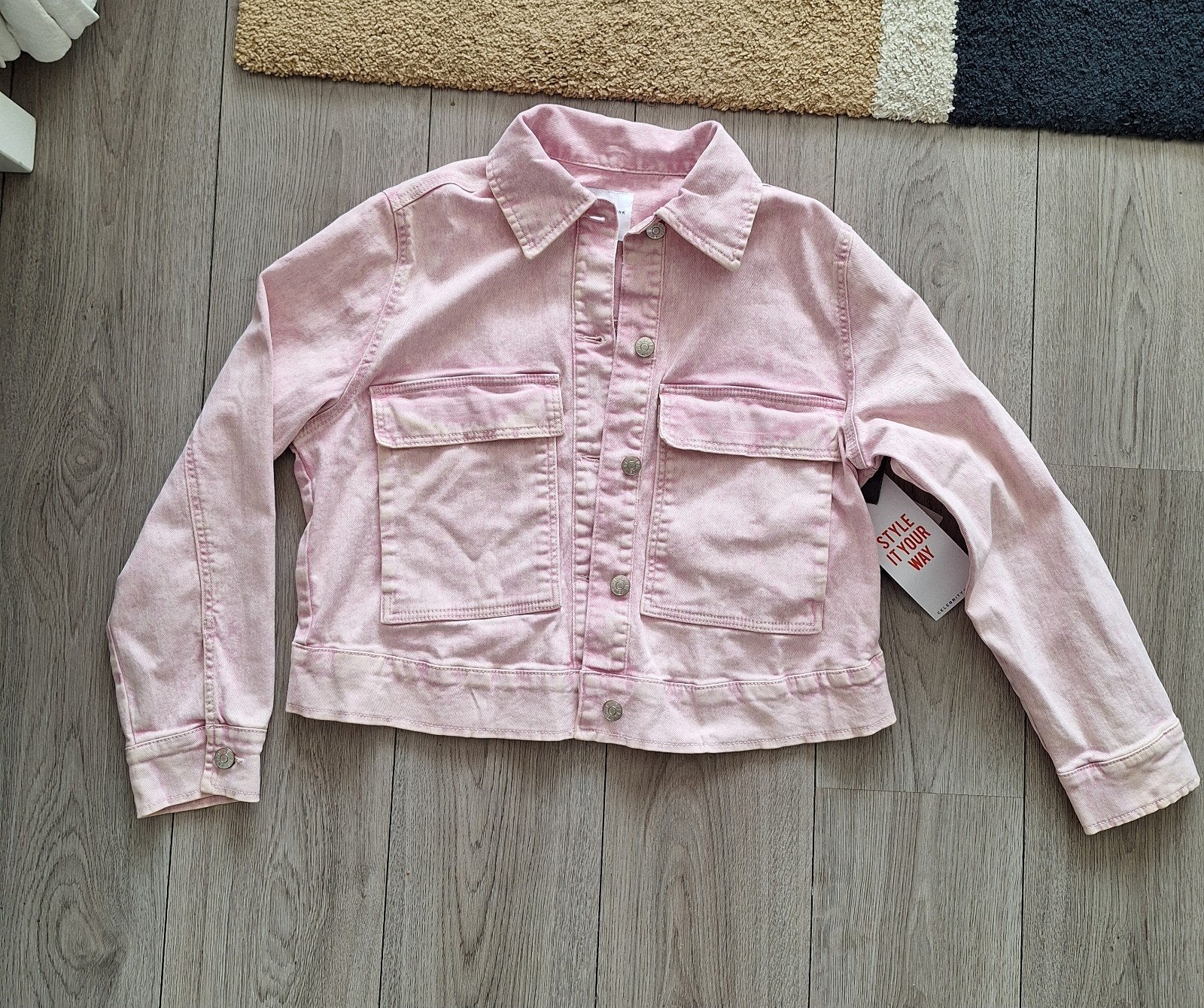 Oversized spijkerjas maat XS Celebrity Pink, Celebrity Pink, Nieuw, Ophalen of Verzenden, Jasje