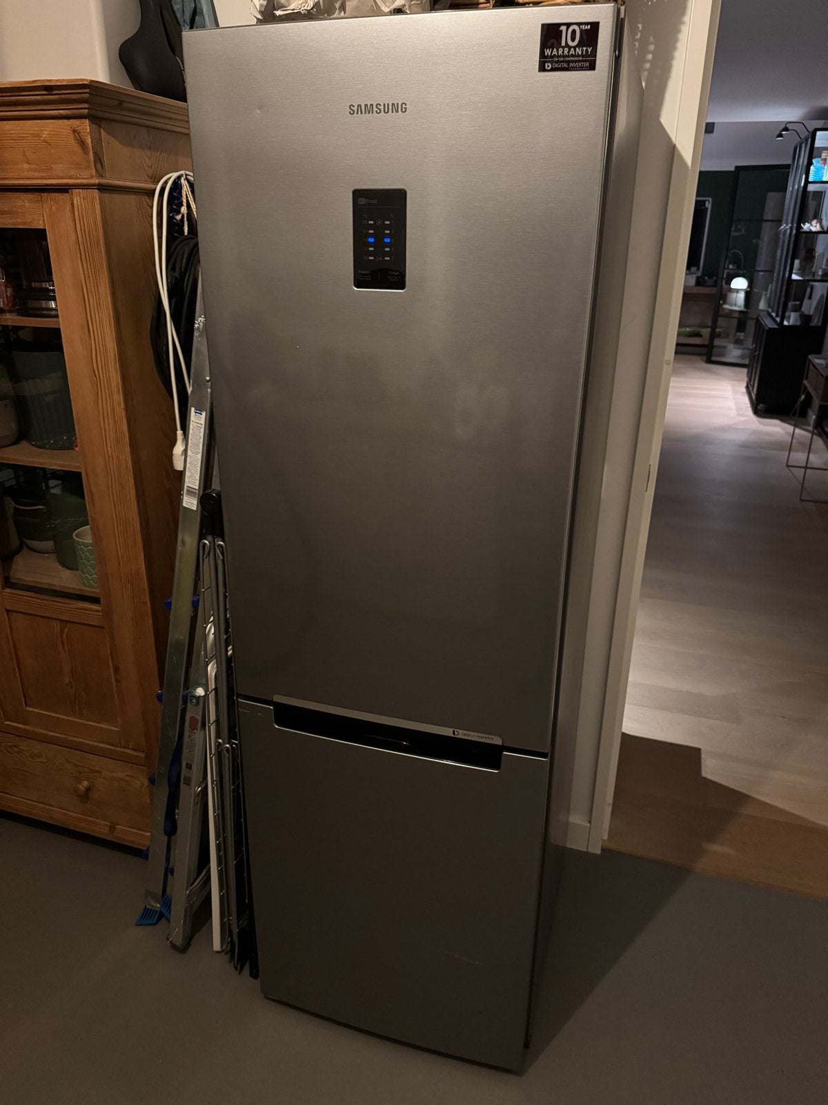 Samsung Koel-vriescombinatie RB31FERNDSA - Gebruikt, Ophalen, Gebruikt, 200 liter of meer, Met aparte vriezer
