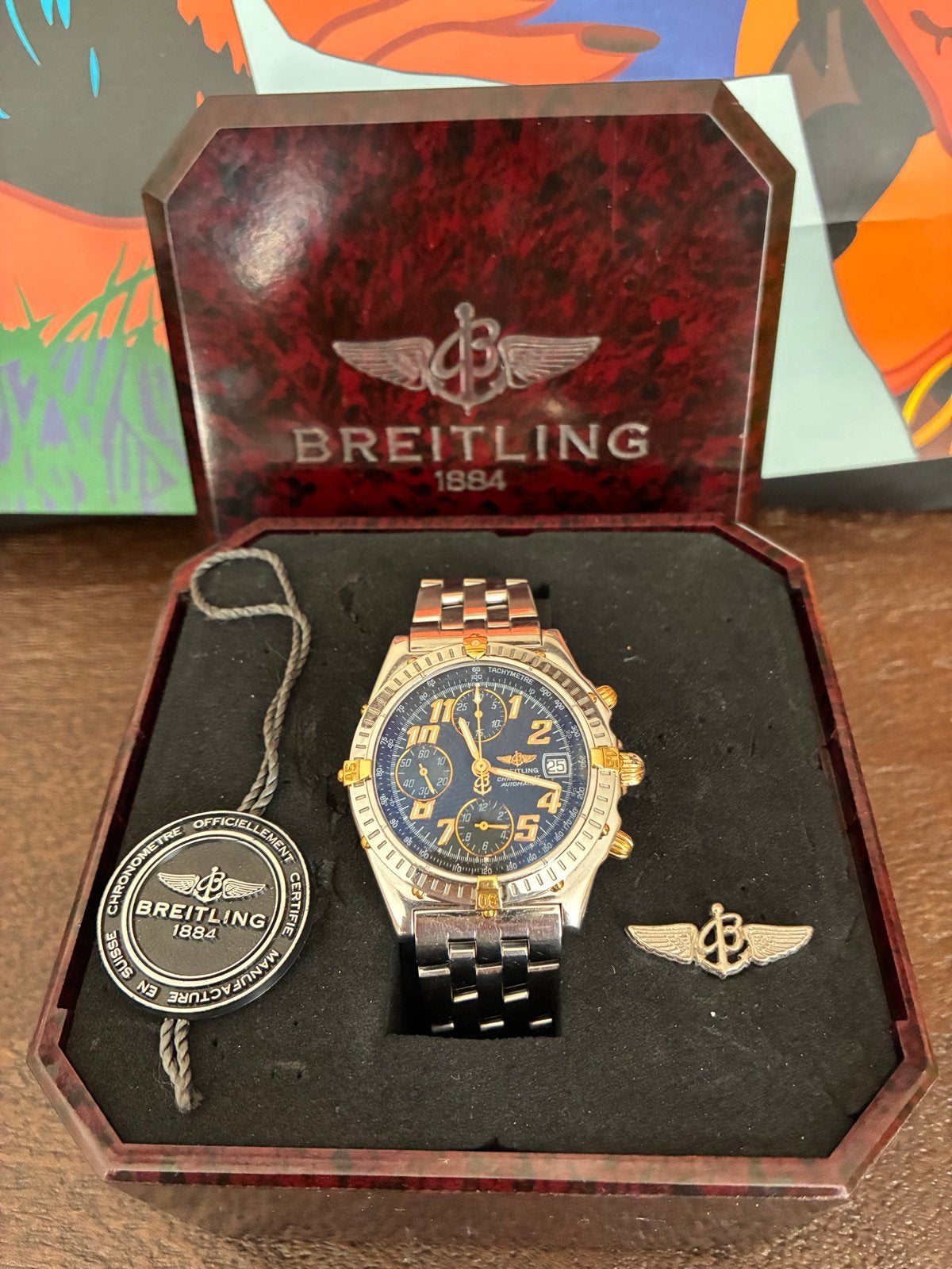 Breitling Chronomat Vitesse B13050.1 | 'Time Capsule' Set, Ophalen, Gebruikt, Staal, Breitling