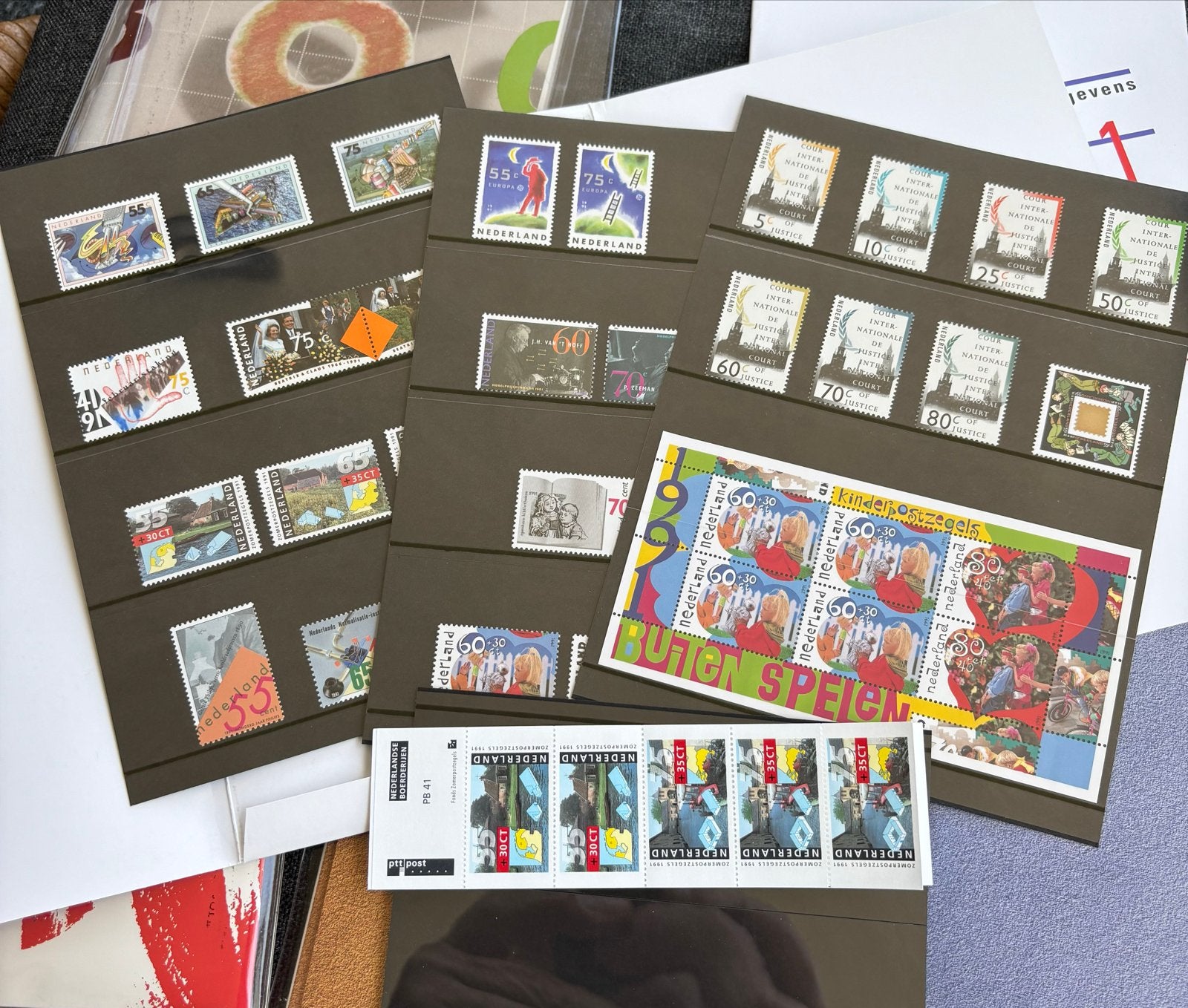 PTT Post Jaarcollecties 1989 t/m 1994 compleet,, Postzegels, Ophalen of Verzenden, Na 1940, Postfris