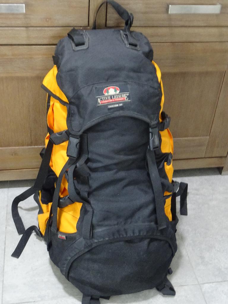 Active Leisure 65 lt rugtas backpack rugzak + regenhoes, Overige merken, 40 cm of meer, Gebruikt, Ophalen of Verzenden