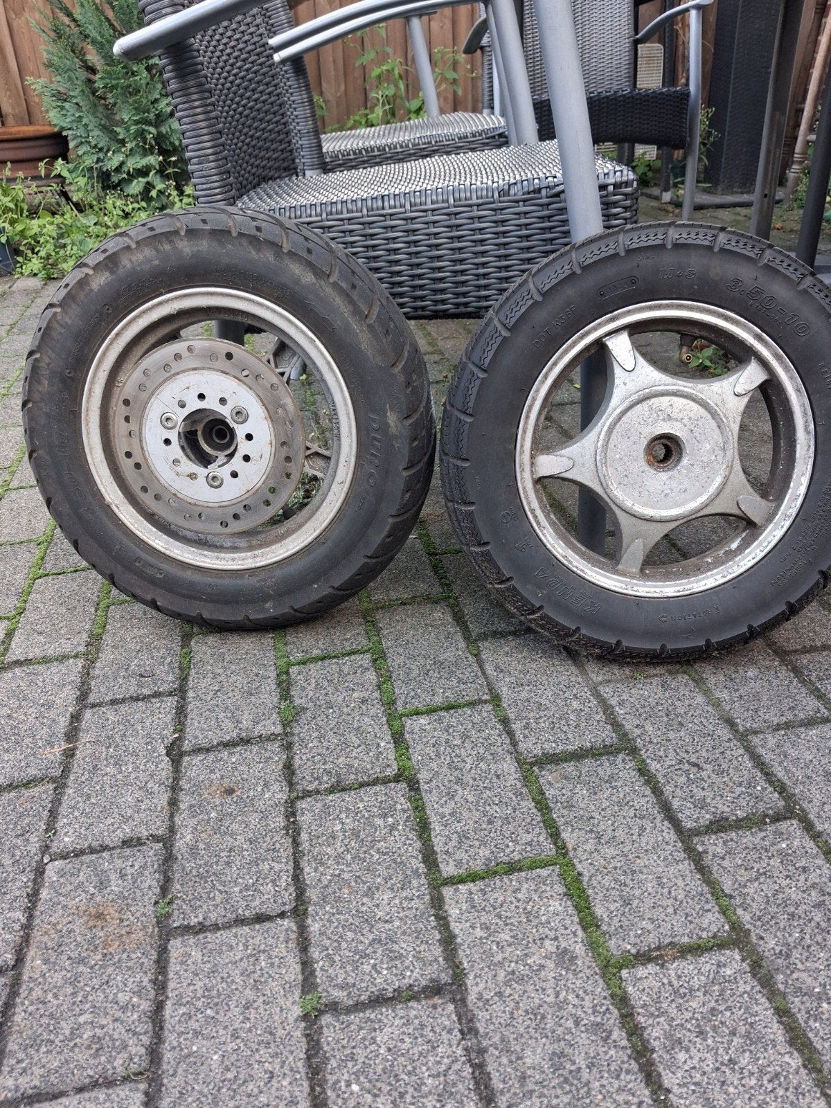 Vespa wheels 3.50-10, Ophalen of Verzenden, Overige typen