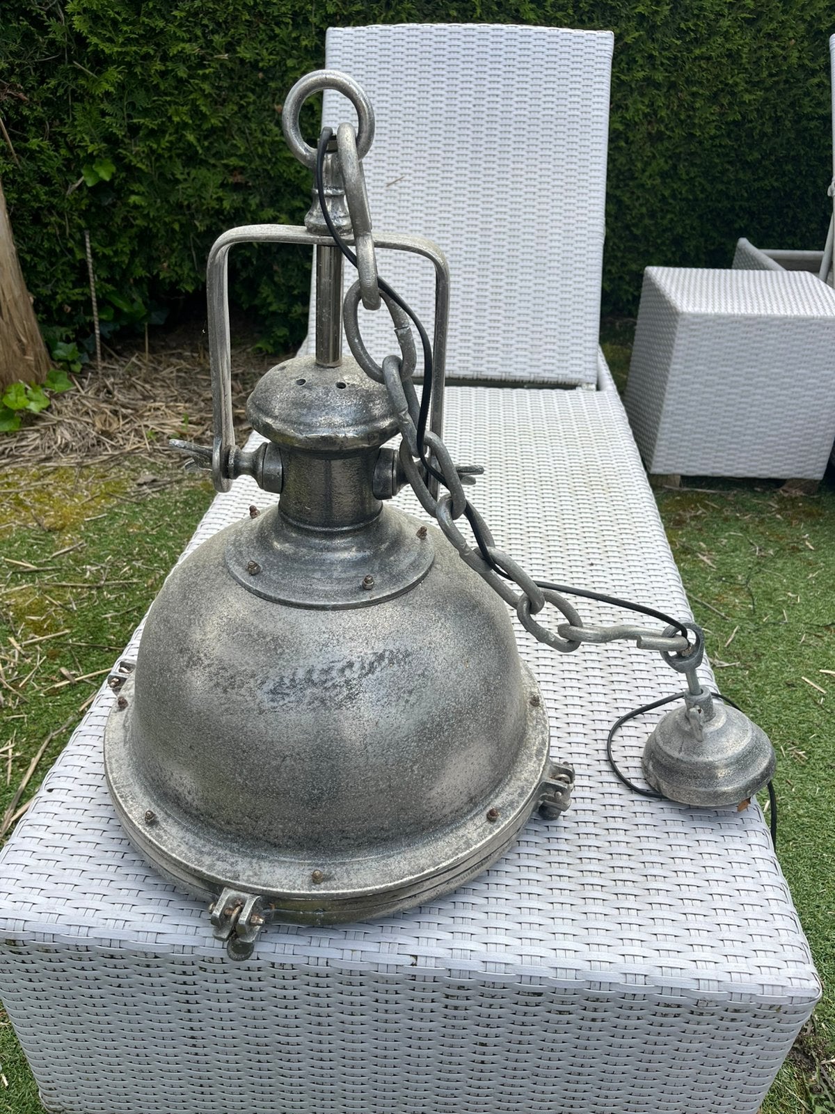 Industriële lamp.  moet weg!, Ophalen, 50 tot 75 cm, Industriele lamp, Zo goed als nieuw